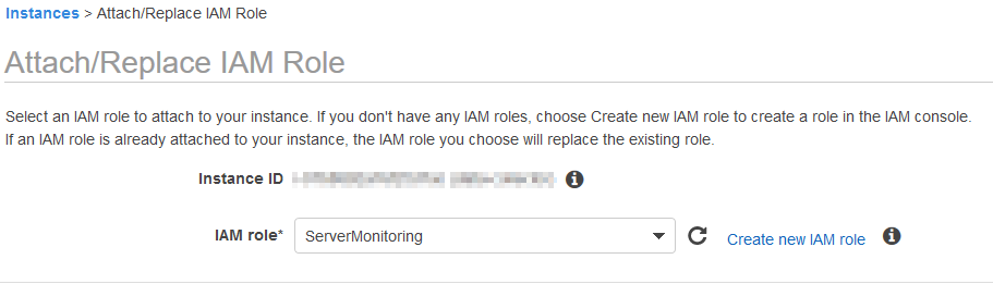 attach iam role to instance